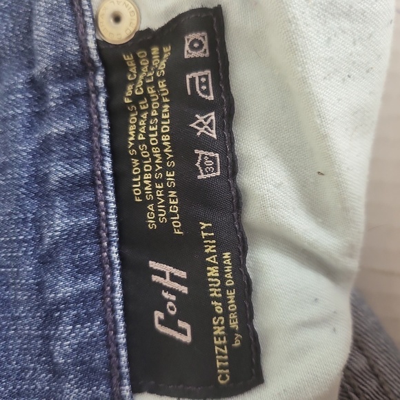 Citizens of Humanity Blue Rocket Crop High Rise Skinny Jean 27 - Picture 8 of 13